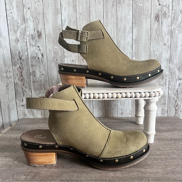 Women's Chaco Casual Clogs Moss Green Size 9 - Picture 2 of 7